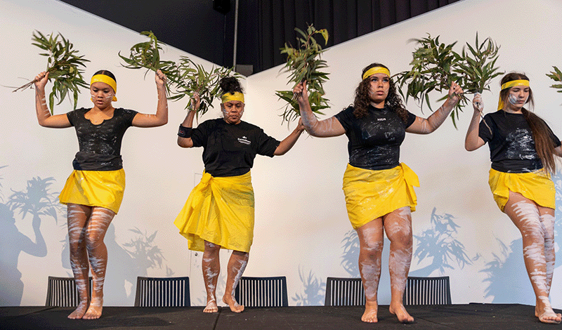 Aboriginal Black Duck Dancers - Yuin Totem